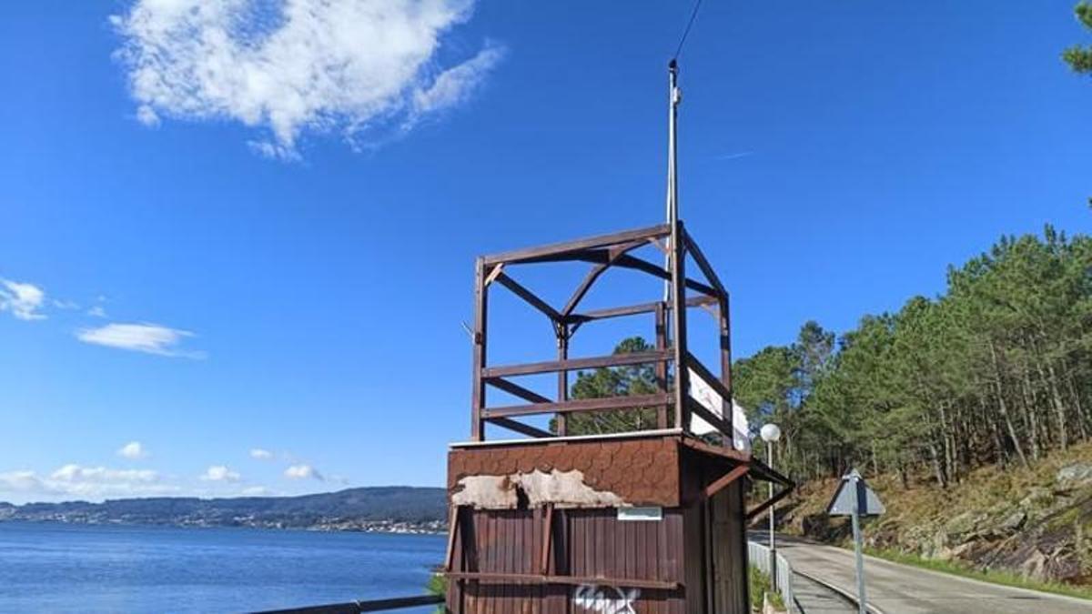 Caseta de vigilancia de la playa de Cabeceira