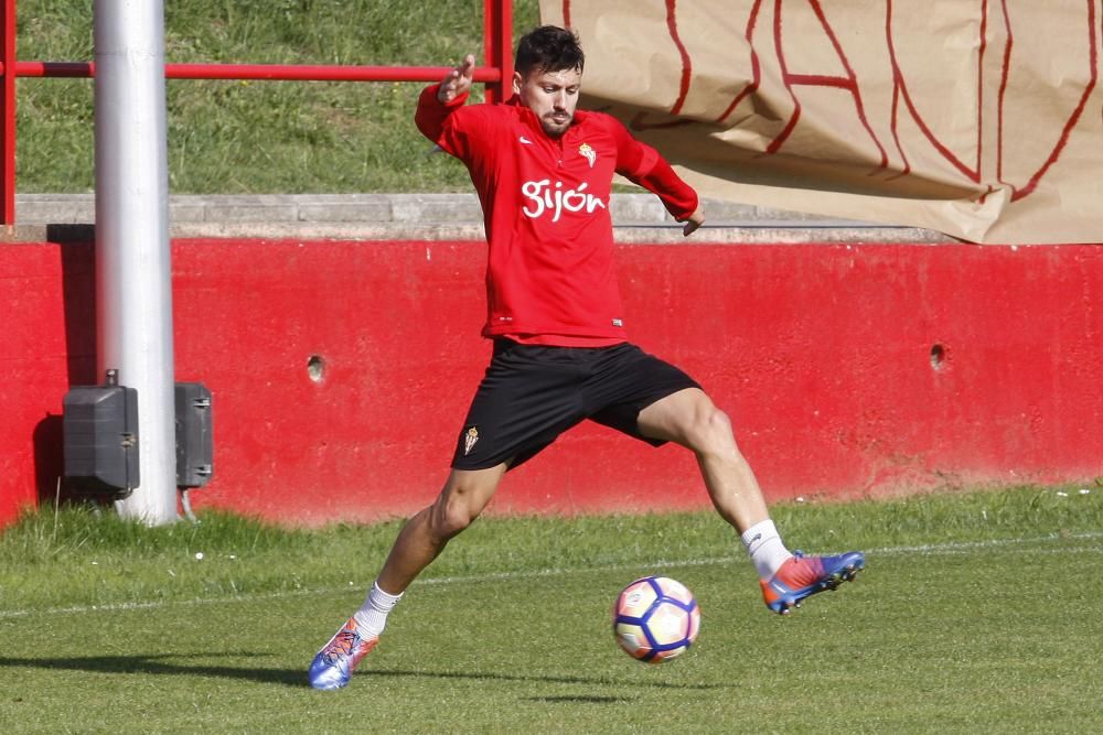 Entrenamiento del Sporting