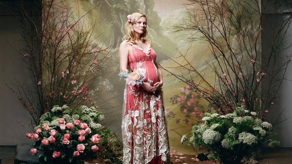 Kirsten Dunst posa embarazada para Rodarte