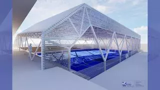 Puente Genil invertirá 680.000 euros en una cubierta singular que transformará las pistas del polideportivo Francisco Manzano