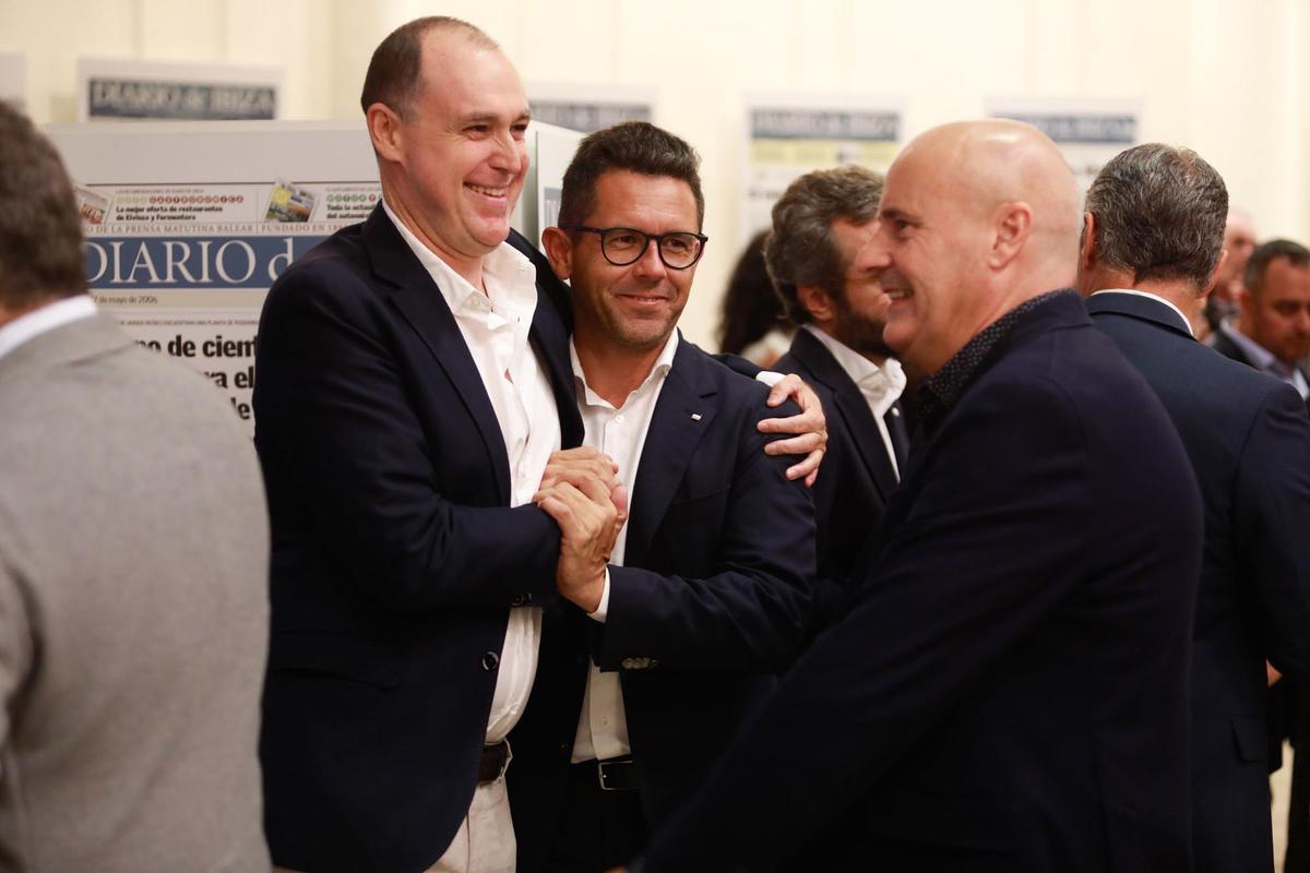 Jacobo Varela, Rafael Triguero y José Luis Benítez