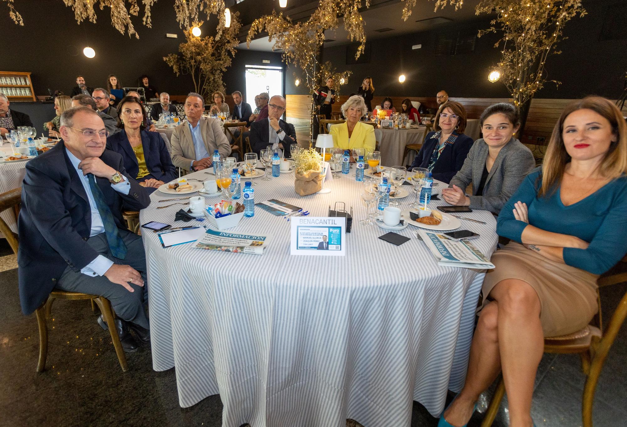 Foro Alicante con Manuel Illueca "El IVF ante los retos de la economía Alicantina"