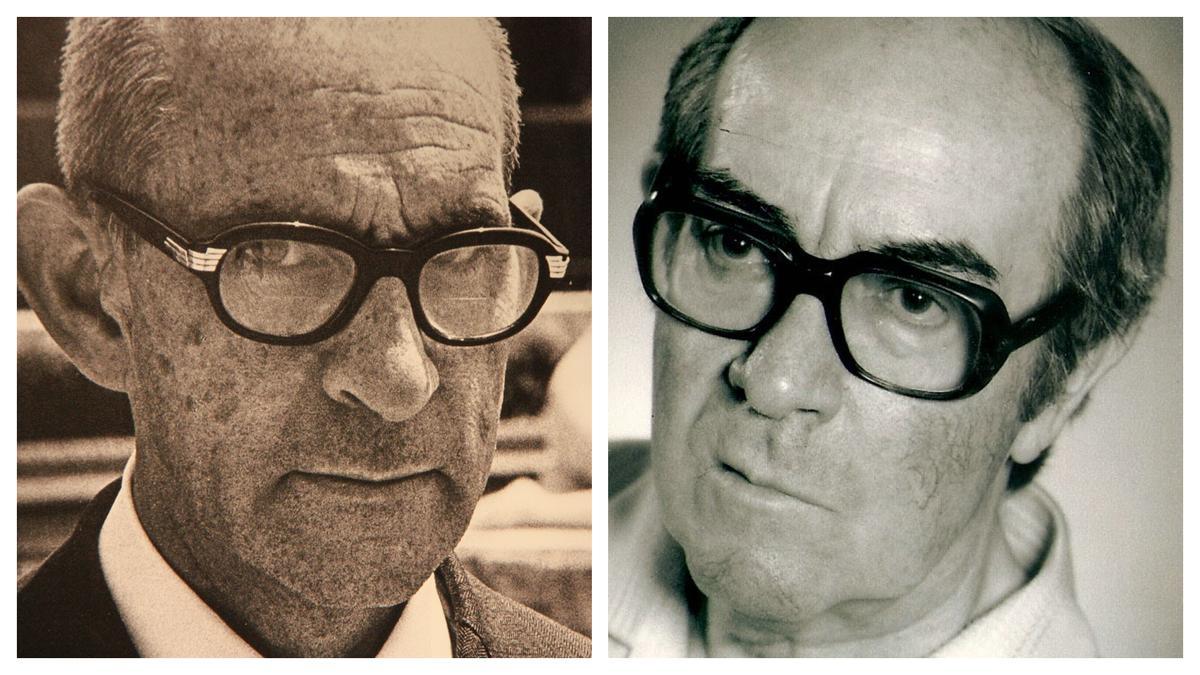 Salvador Espriu i Joan Vinyoli.