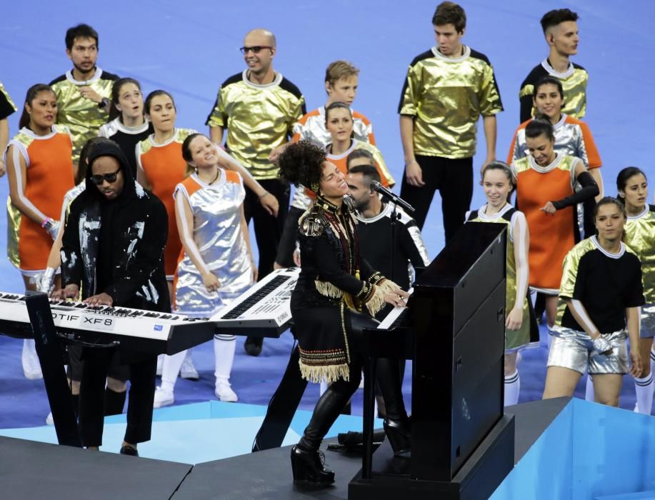 Actuación de Alicia Keys en la final de la Champions League 2016