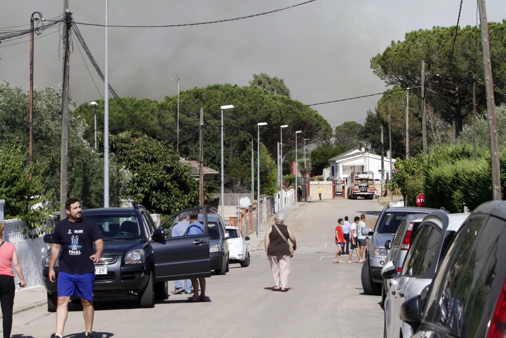 Incendi a Santa Coloma de Farners