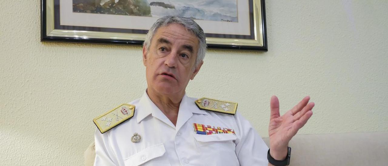 Antonio Piñeiro Sánchez,  almirante Jefe de Personal de la Armada.