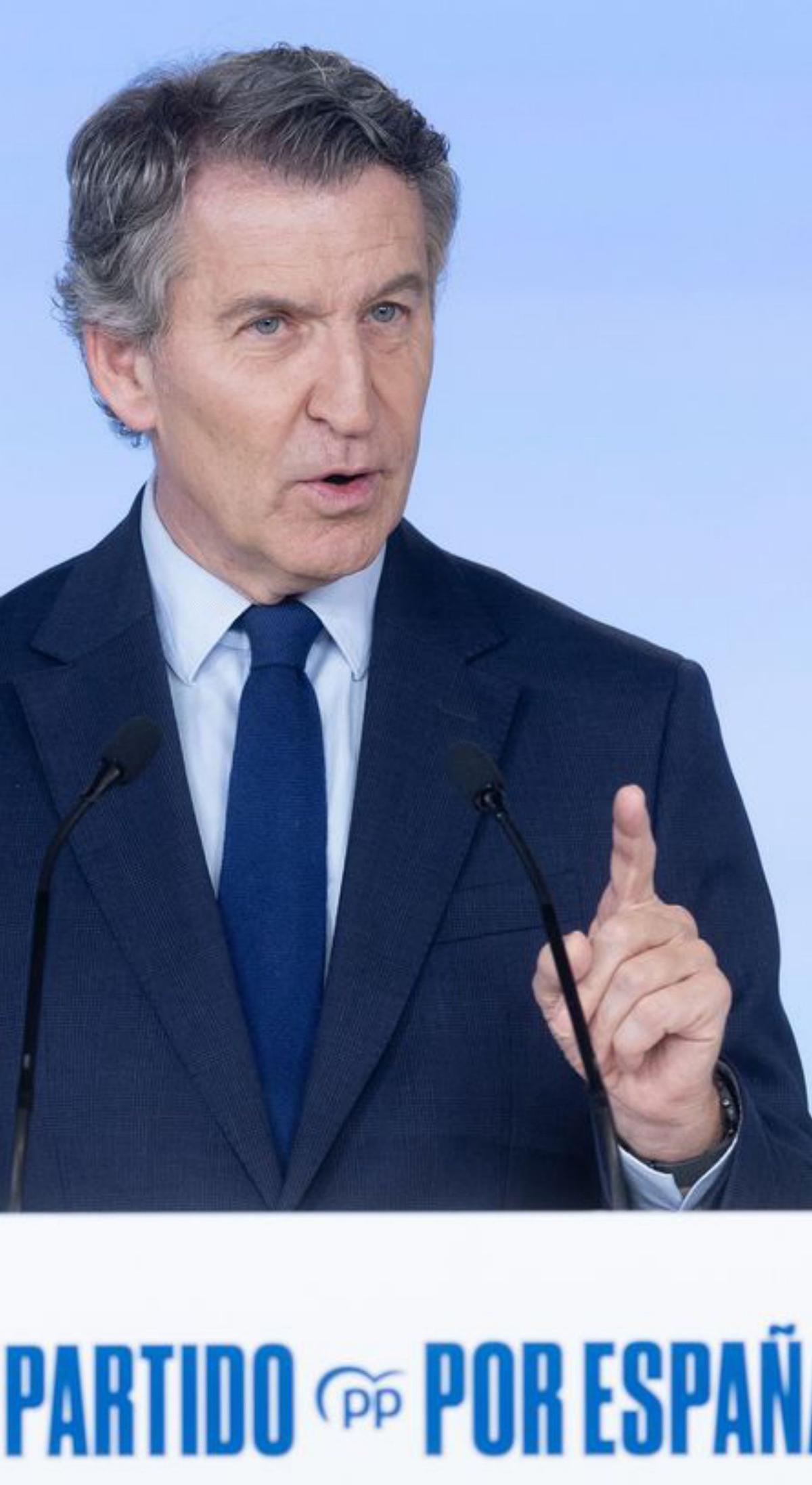 Alberto Núñez Feijóo. | EDUARDO PARRA / EUROPA PRESS