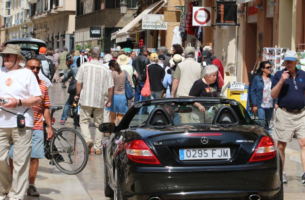 Hasta siete buques coinciden en el Puerto de Málaga este miércoles, 27 de abril