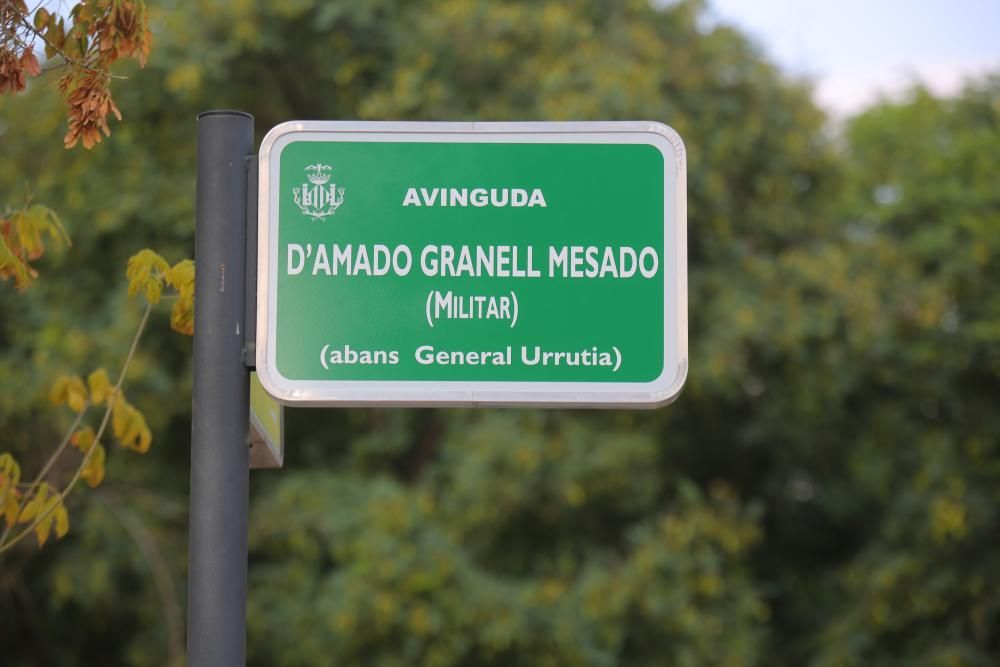 València cambia las placas de calles Franquistas