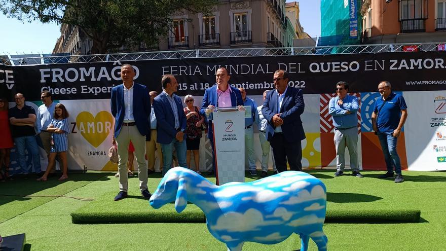 La exposición zamorana de las ovejas de Fromago aterriza en la plaza Callao de Madrid