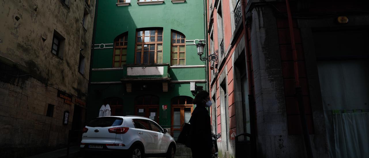 La antigua Casa del Pueblo, el edificio que albergará el Centro Integral de la Mujer de Avilés.