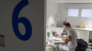 Urgencias del Hospital HM Nou Delfos, un centro sanitario privado en Barcelona.