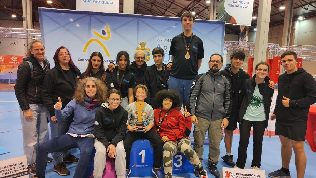 Medallistas del Campeonato España Pentatlón Moderno.