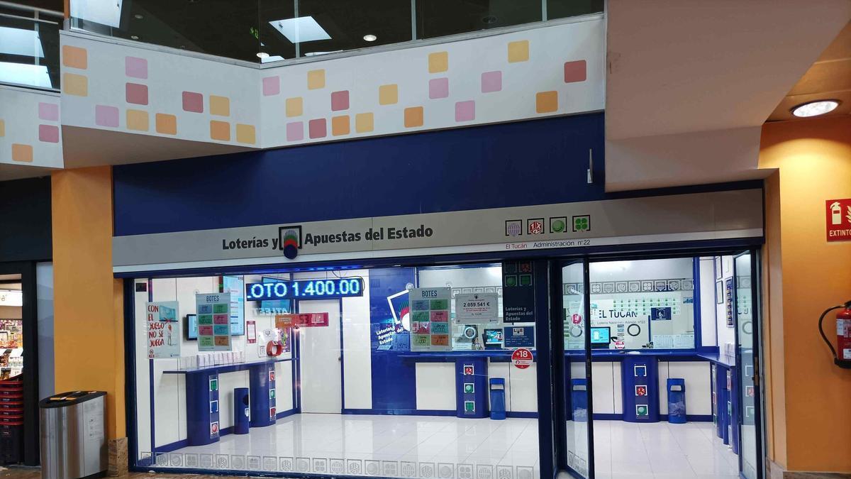 Una de las administraciones que han repartido el premio.