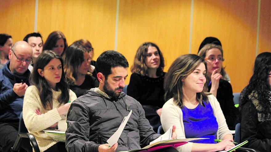 Público asistente a una de las jornadas del plan de consultoría para pymes turísticas que se celebra en el Auditorio.