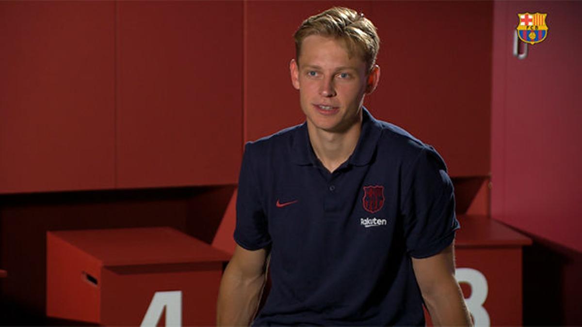 Frenkie De Jong concedió su primera entrevista como blaugrana