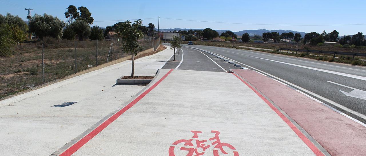 Un carril bici.