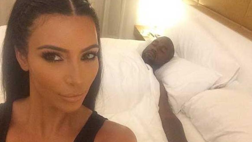 La foto que ha colgado Kim Kardashian en Instagram.