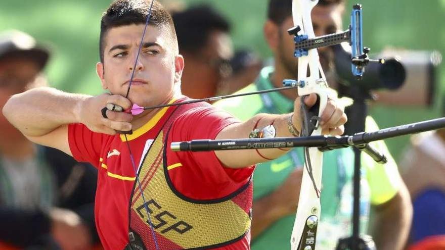 Alvariño, durante su participación en los Juegos de Río. // Efe