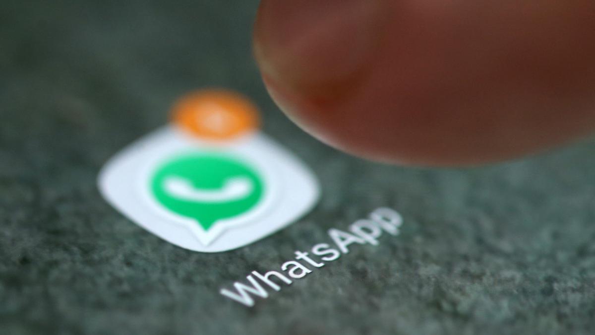 El logo de Whatsapp en un 'smartphone'.