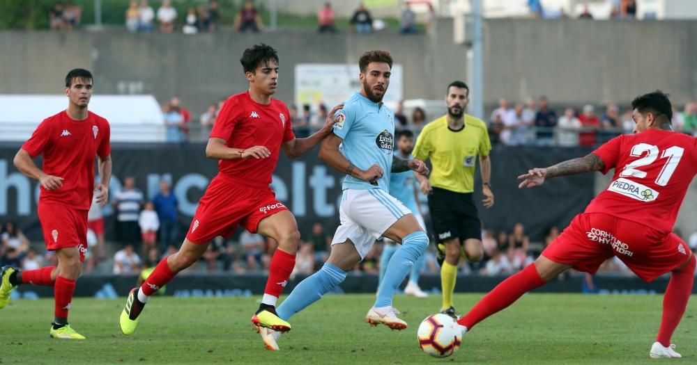 Emmanuel Apeh, atacante del filial, igualó en la segunda mitad el tanto inicial de Jaime Romero - Debut de David Juncá, Okay Yokuslu y Néstor Araujo.