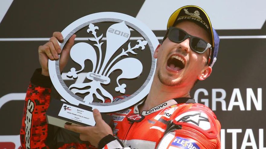 Jorge Lorenzo, el pasado domingo en Mugello.