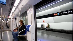 Barcelona 11/11/2014 estacion de metro la sagrera L9 foto Ferran Nadeu