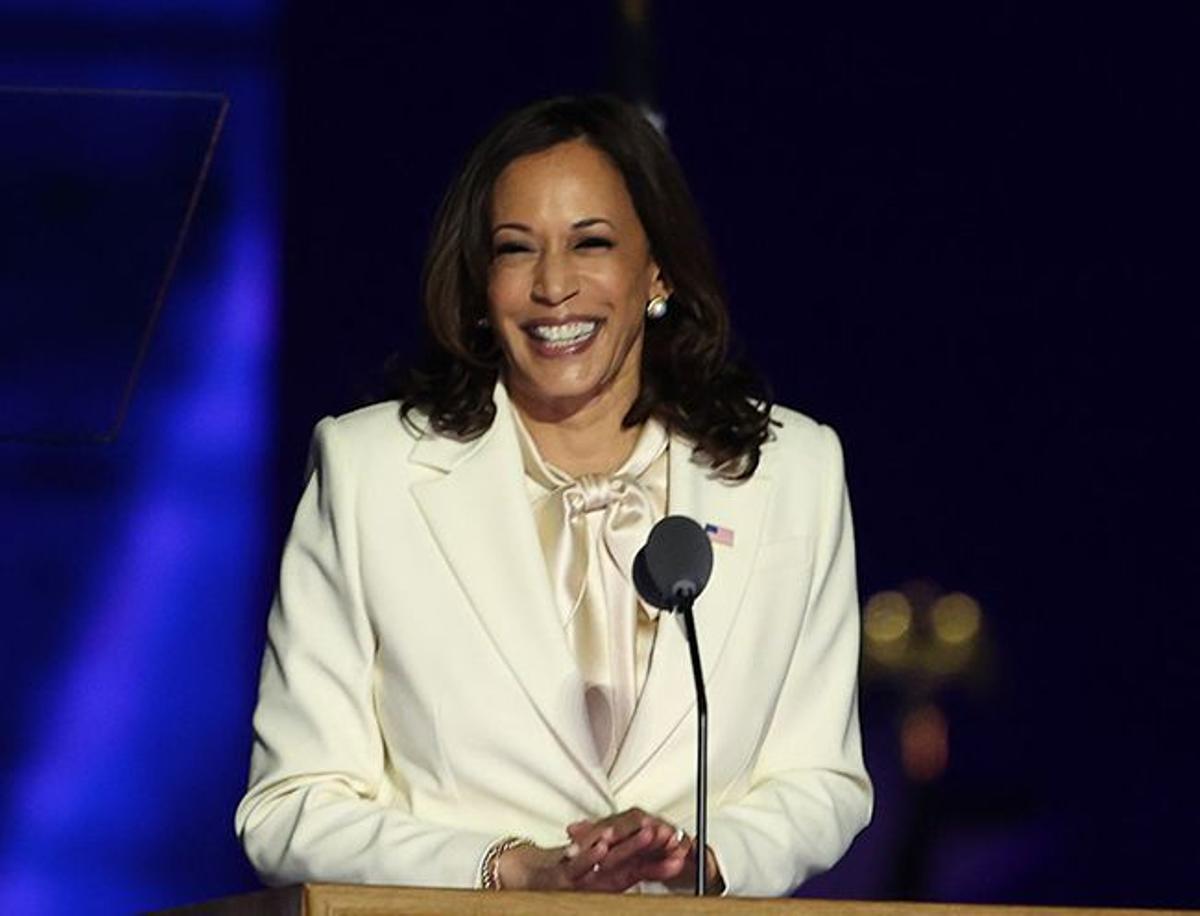 La vicepresidenta electa Kamala Harris