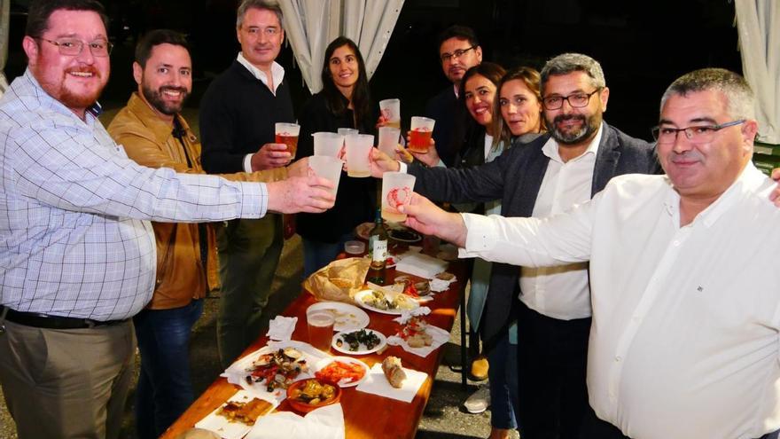 Los fogones de la Festa do Marisco, a potencia máxima