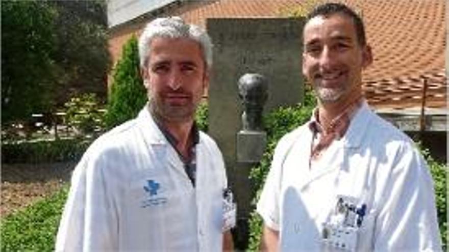 Els doctors Jordi Gich i Lluís Ramió, impulsors de l&#039;estudi.