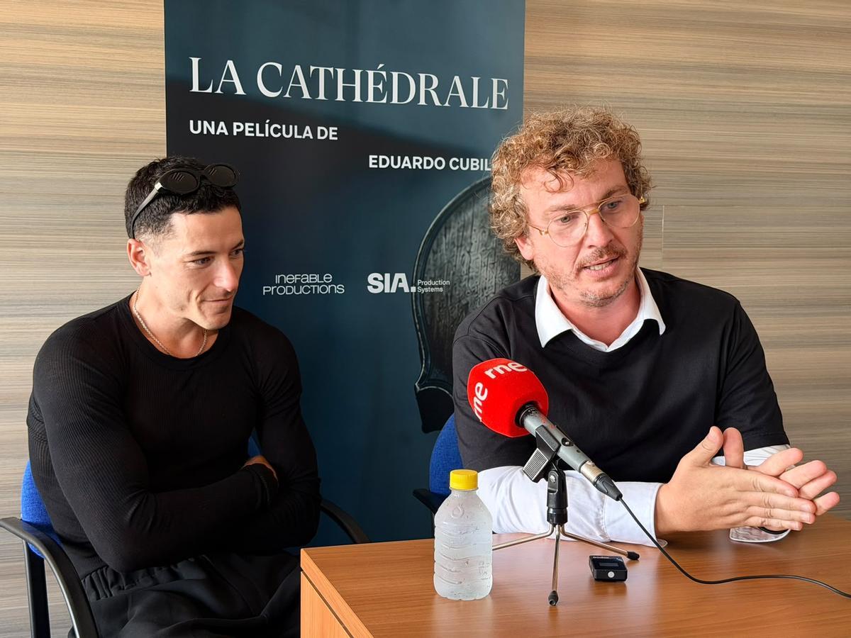 Rodaje de la película La Cathédrale