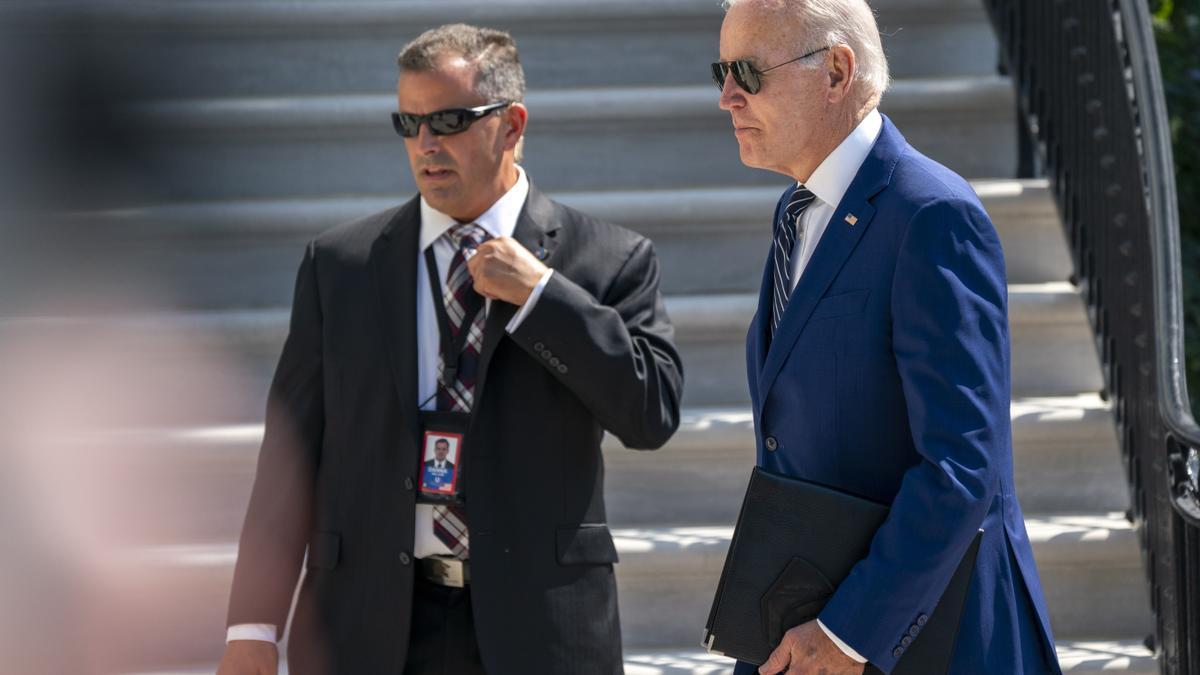 President Biden returns to the White House from vacation