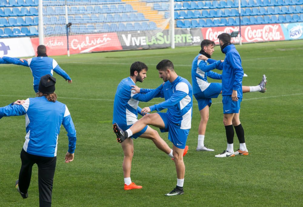 Delgado ya se entrena con el Hércules