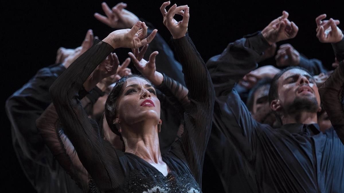 Un momento de la coreografía 'Zaguán', de Anrtonio Najarro.