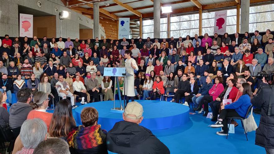 El BNG lanza la candidatura de Ana Pontón a la presidencia de la Xunta con un multitudinario acto: &quot;¡Es ahora!&quot;