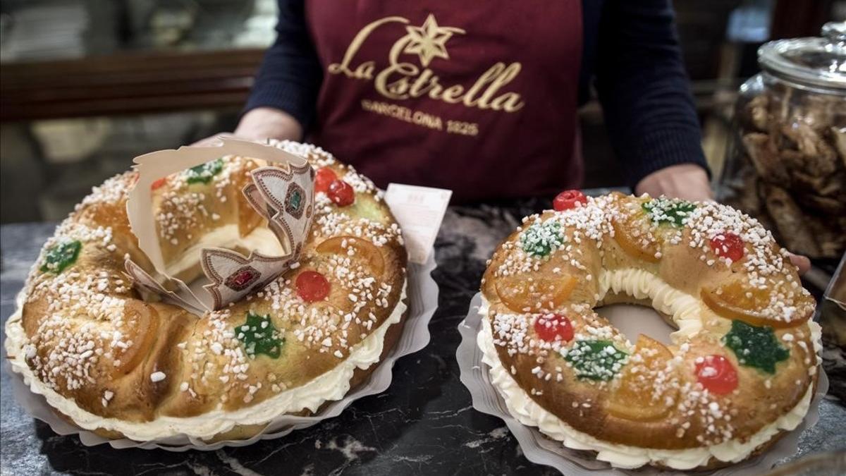 Roscón de Reyes de Pastelería La Estrella