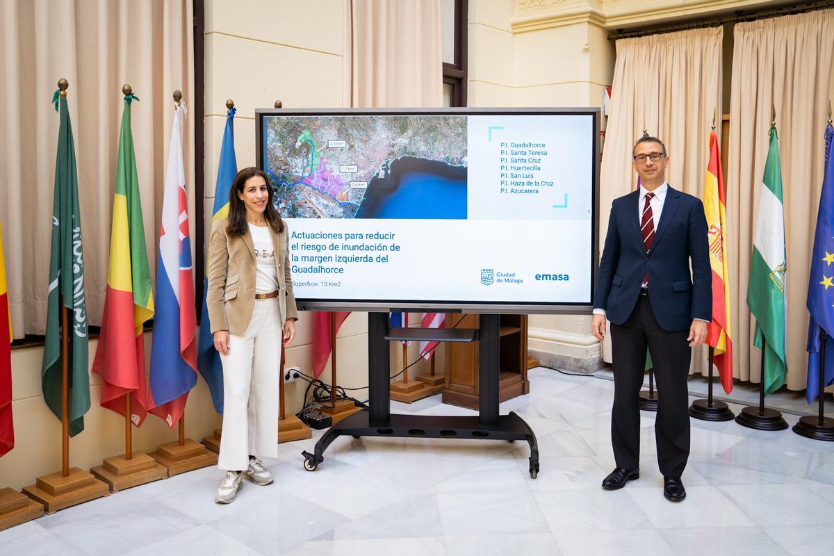 El Ayuntamiento de Málaga avanza en la implementación de soluciones para reducir el riesgo de inundación en el tramo final del río Guadalhorce.