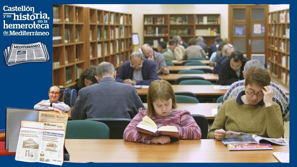 Castellón y su historia , en la hemeroteca de Mediterráneo: Salvador Guinot y la creación de la biblioteca municipal