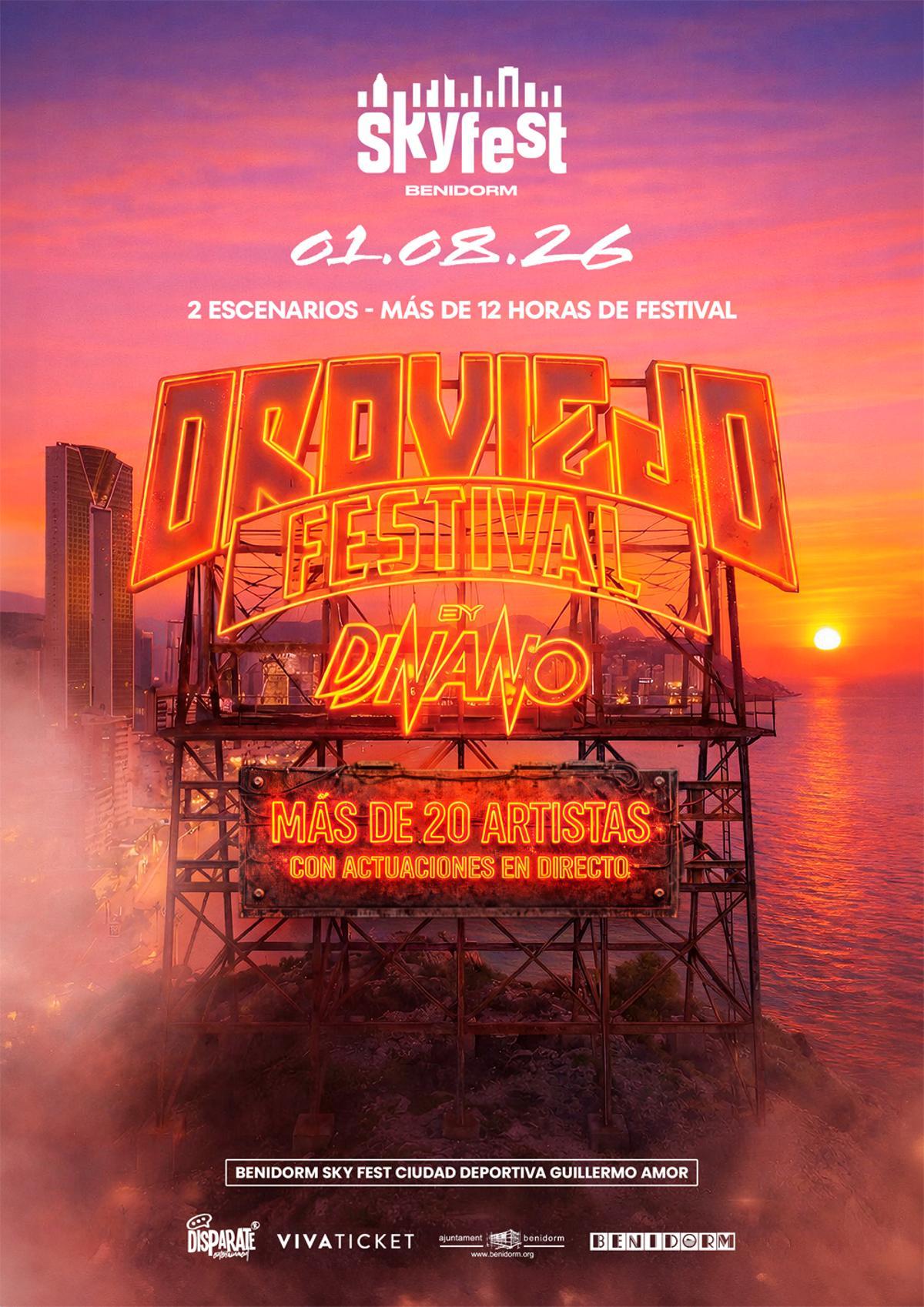 Cartel oficial de Oro Viejo Festival en Benidorm
