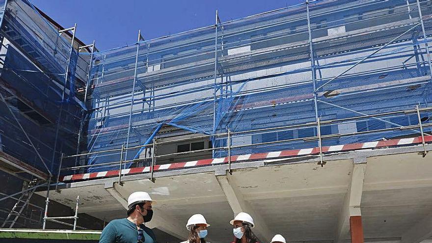 Las obras en el CEIP Carballal van a buen ritmo