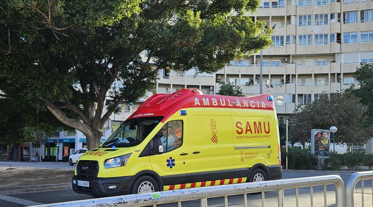 Imagen de archivo de una ambulancia del SAMU.
