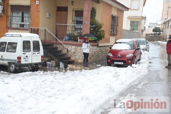 Nieve en Coy y Avilés (Lorca)