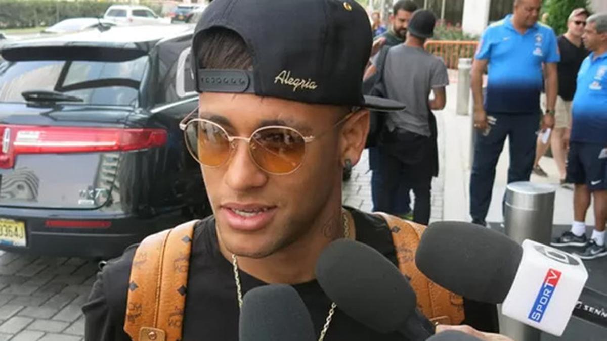 Neymar explicó sus sensaciones en Brasil