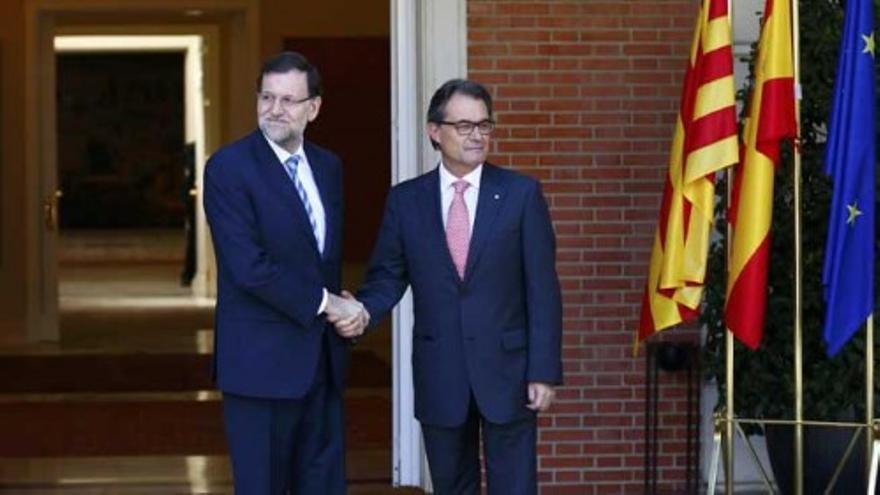 Rajoy abre las puertas de La Moncloa a Artur Mas