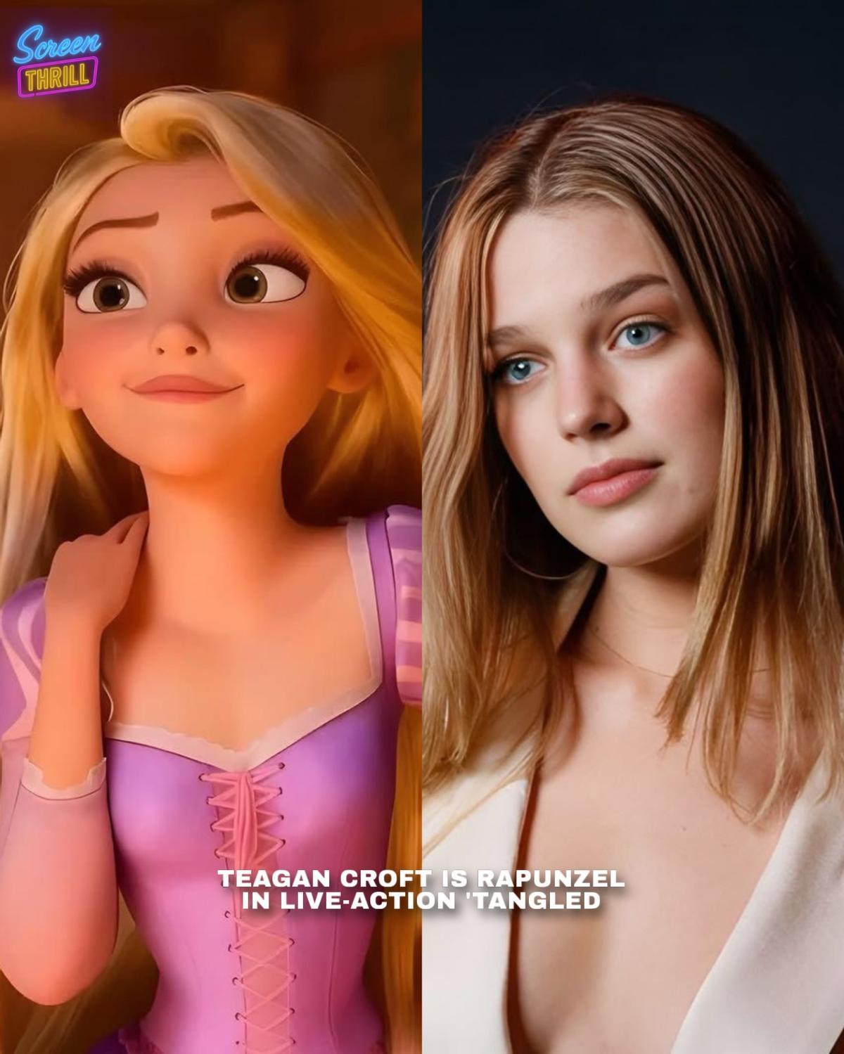 Teagan Croft hará de Rapunzel.