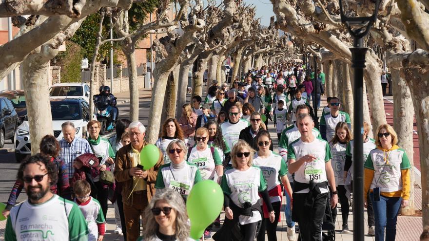 Vídeo: Multitudinaria marcha contra el cáncer celebrada en Castelló