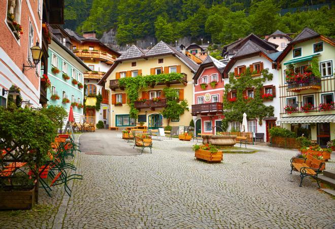 Town square de Hallstatt