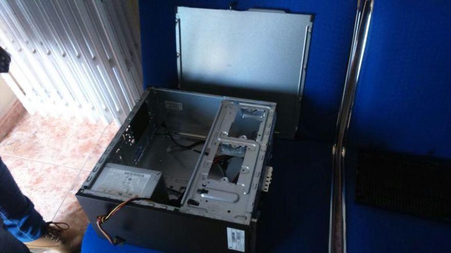 Los ladrones sustrajeron el disco duro de un ordenador en la sede de UGT en Toro.