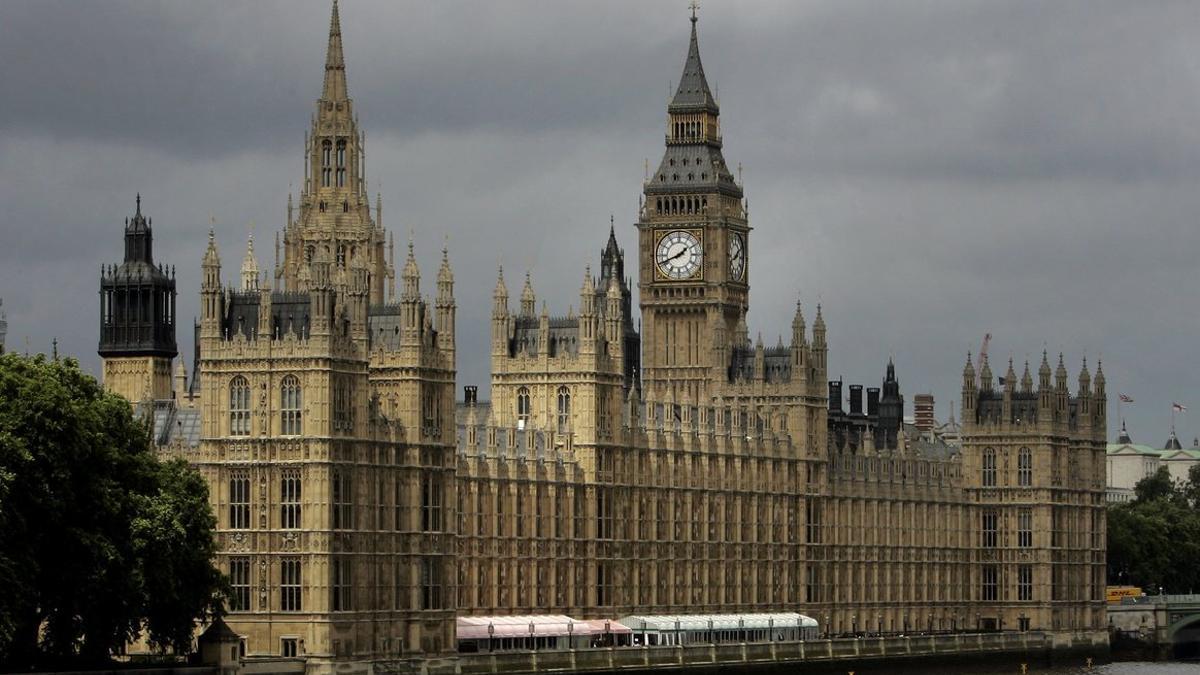 Vista del Parlamento británico, en Westminster (Londres).