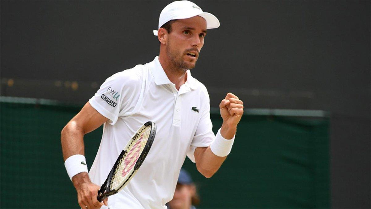 Bautista consiguió su triunfo más importante en Wimbledon